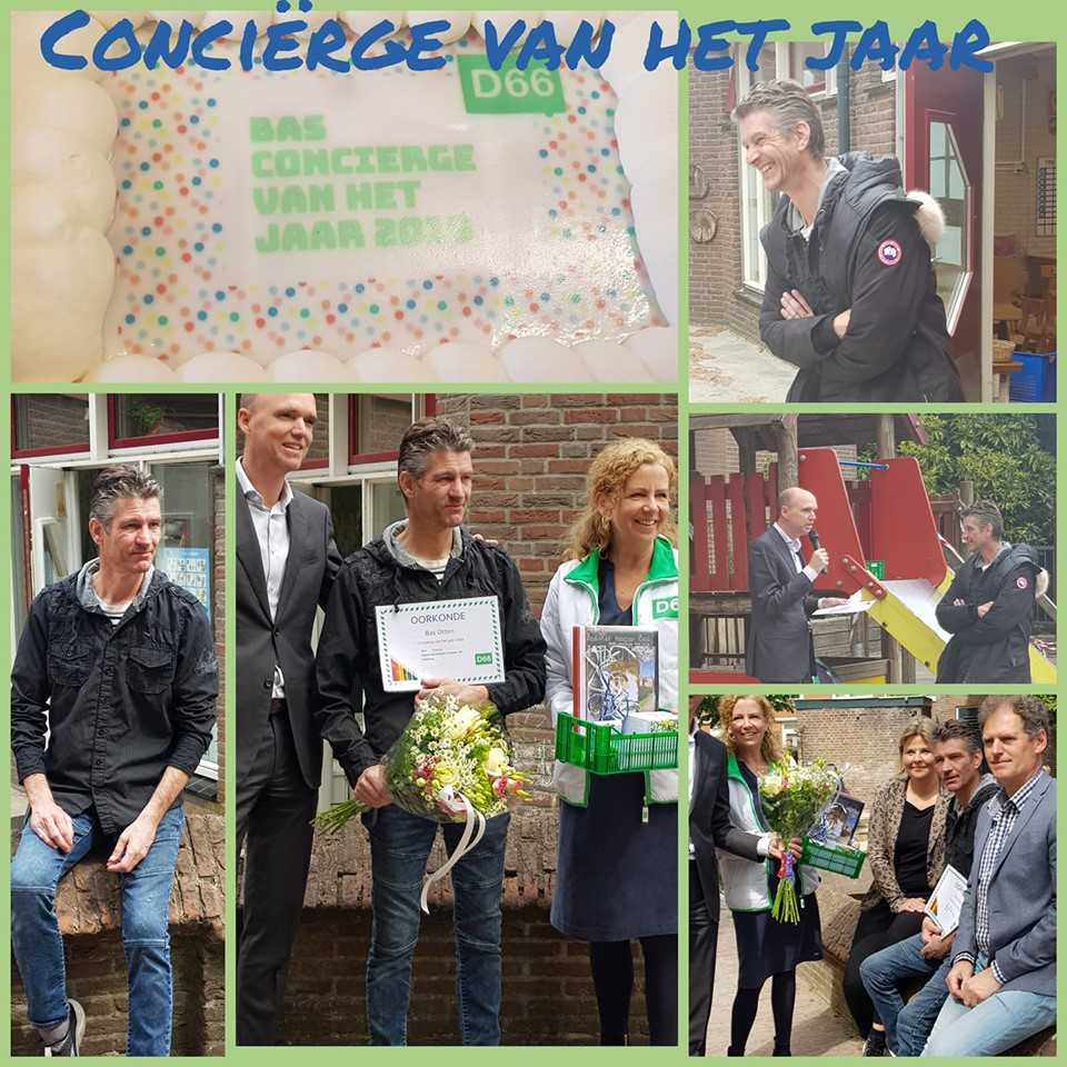 Bas Otten Jozefschool Muiden conciërge van het jaar